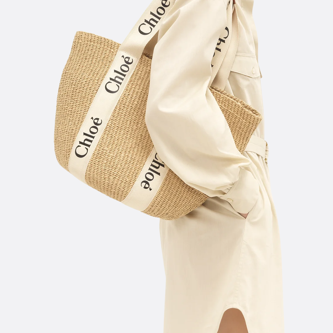 CHLOÉ WOODY LARGE BASKET BAG
