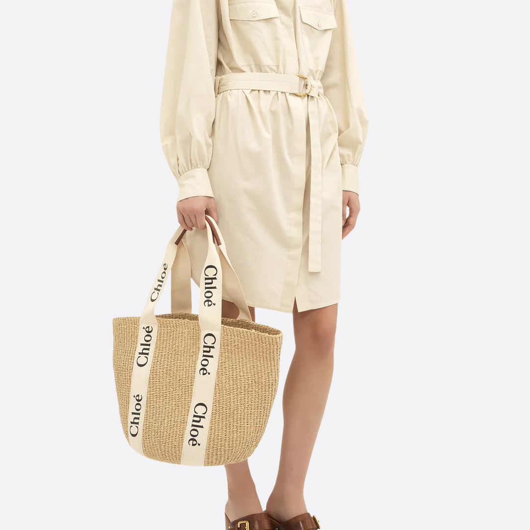 CHLOÉ WOODY LARGE BASKET BAG