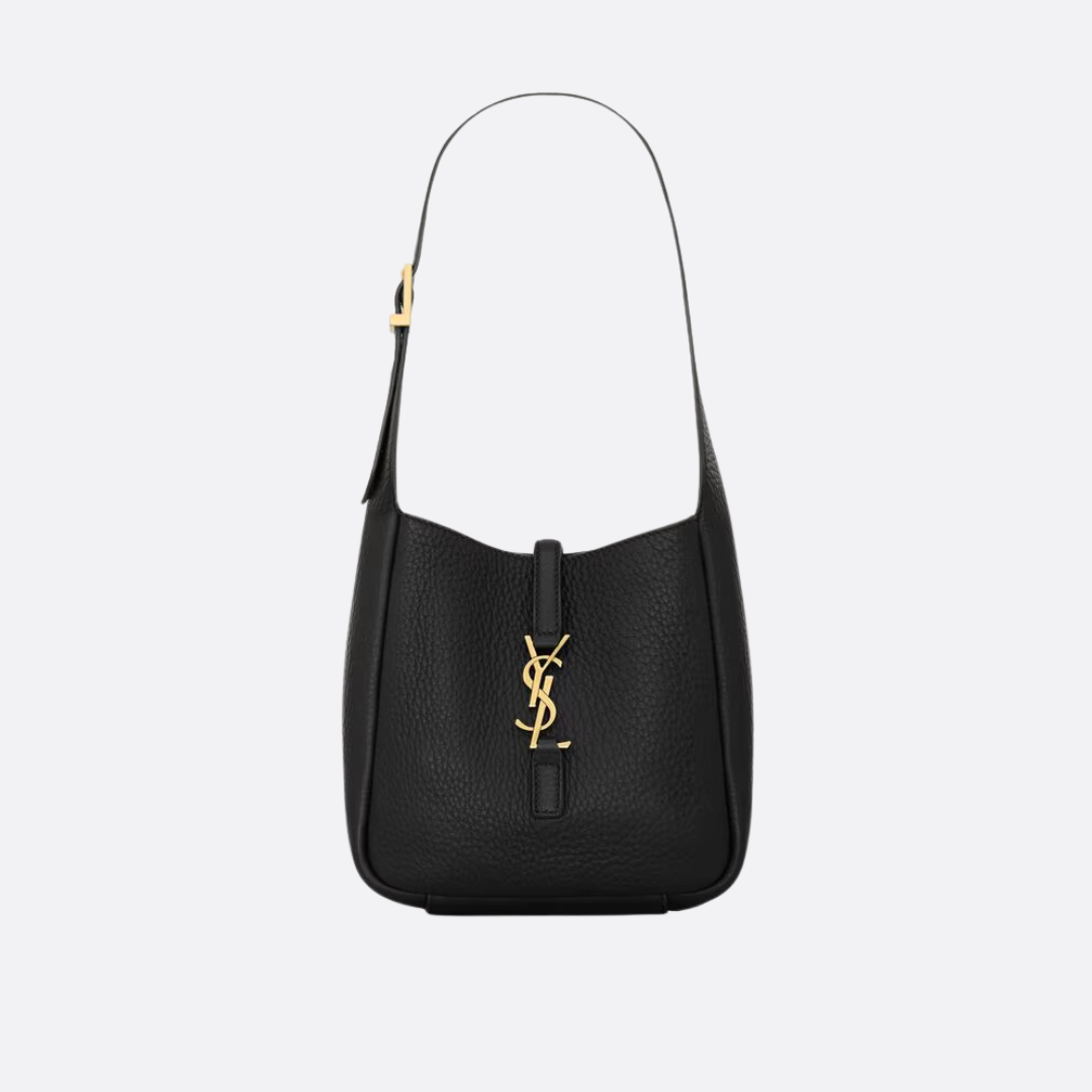 SAINT LAURENT – BABY LE 5 À 7 SOFT BAG IN GRAINED LEATHER