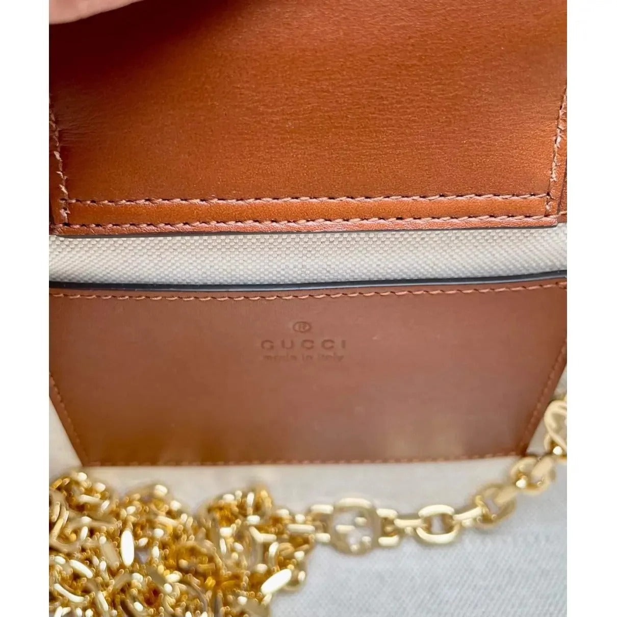 GUCCI DIANA SMALL TOTE BAG WITH CRYSTALS